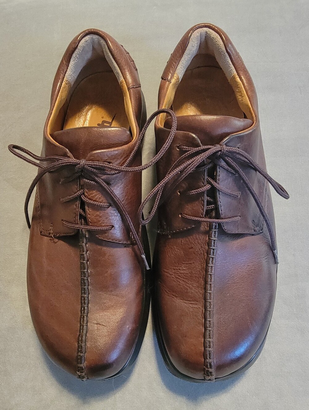 Earth Kalso Legends 2 Brown Sandstone Leather Oxfords